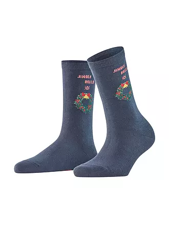 BURLINGTON | Socken JINGLE BELLS 36-41 marine |